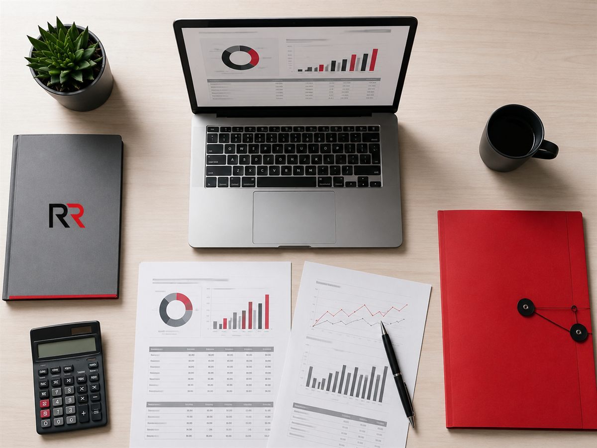 Despacho contable RR Consultores en Torreón: escritorio de trabajo